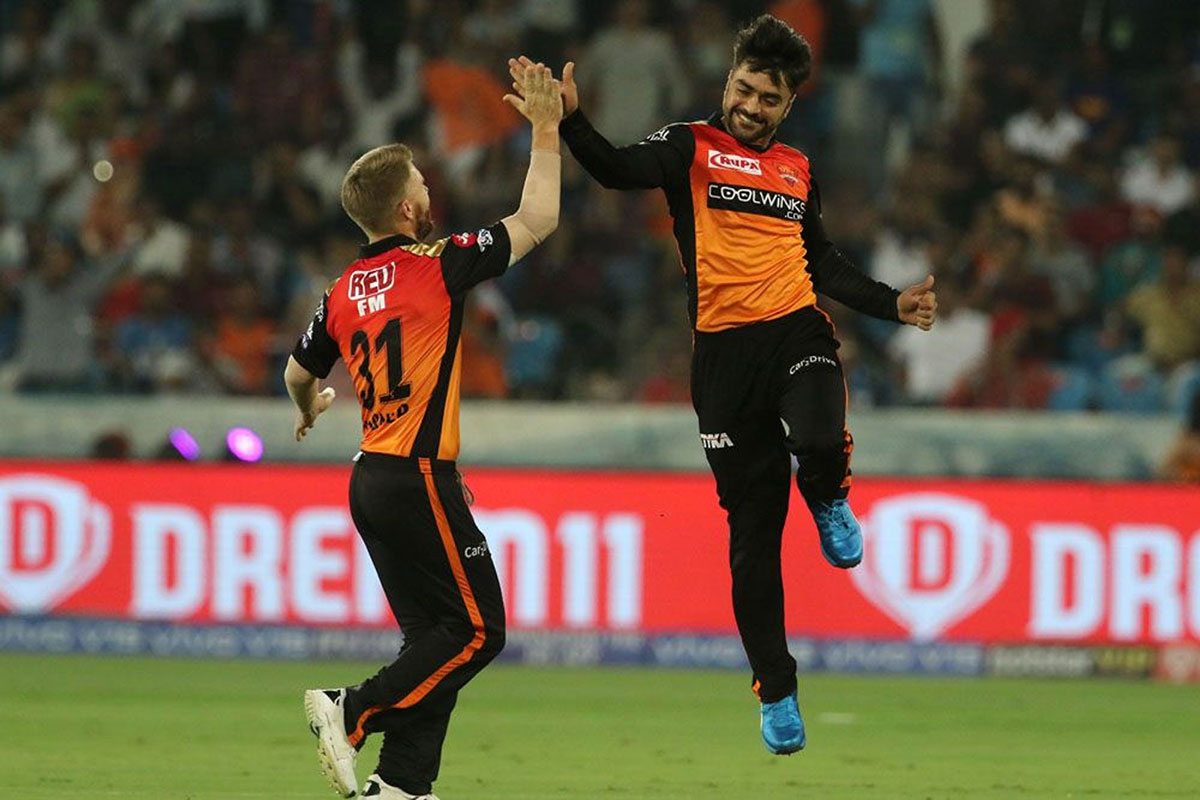 SunRisers Hyderabad,  Rashid Khan,  Muttiah Muralitharan, Rajasthan Royals