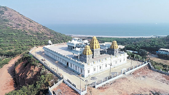 lord balaji temple will be constructed at vishaka rushikonda beach