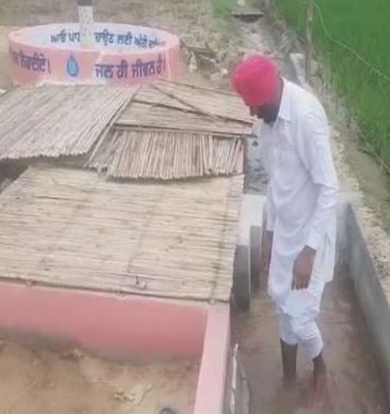 modern well, recharges the water, Bathinda farmer, Bathinda news