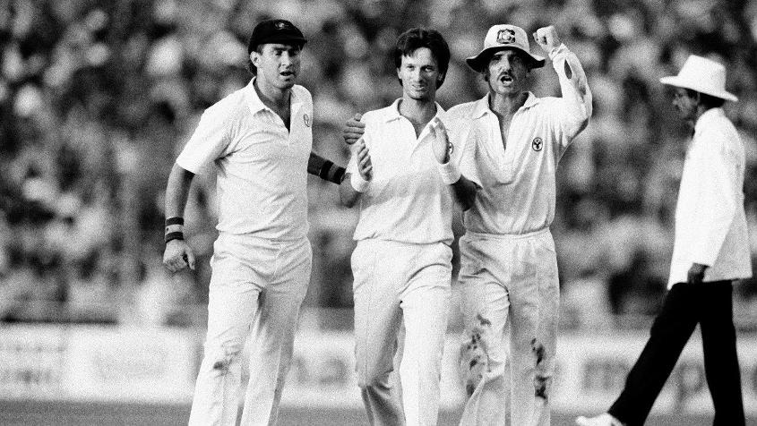 Steve Waugh bowled the last over against India in Chennai