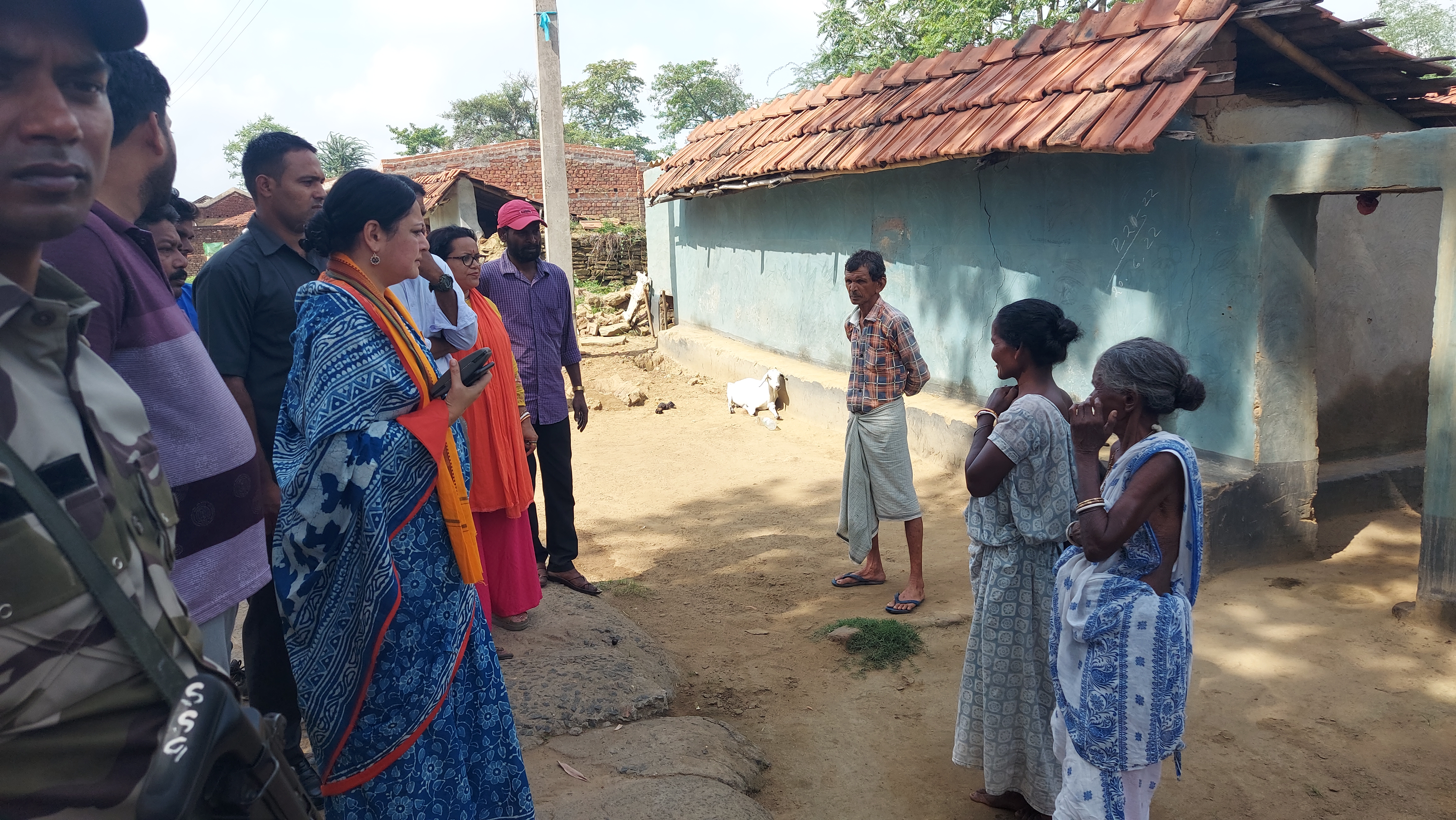 First Electricity Connection at Asansol Village in a few days