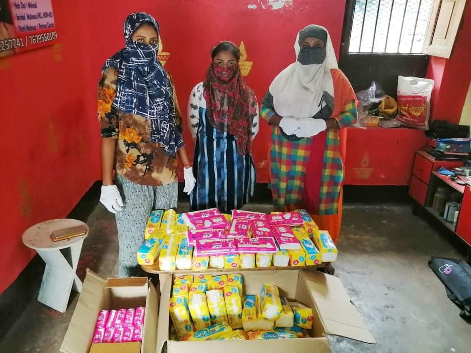 Sanitary napkins distributed in Burnpur