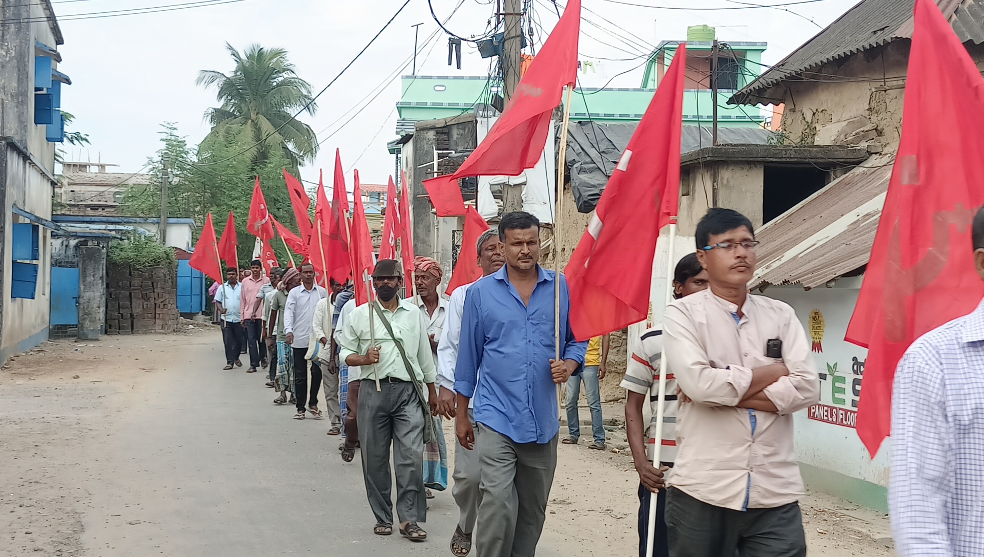 CPIM hits the streets demanding land return in Bolpur if not used for industrialisation