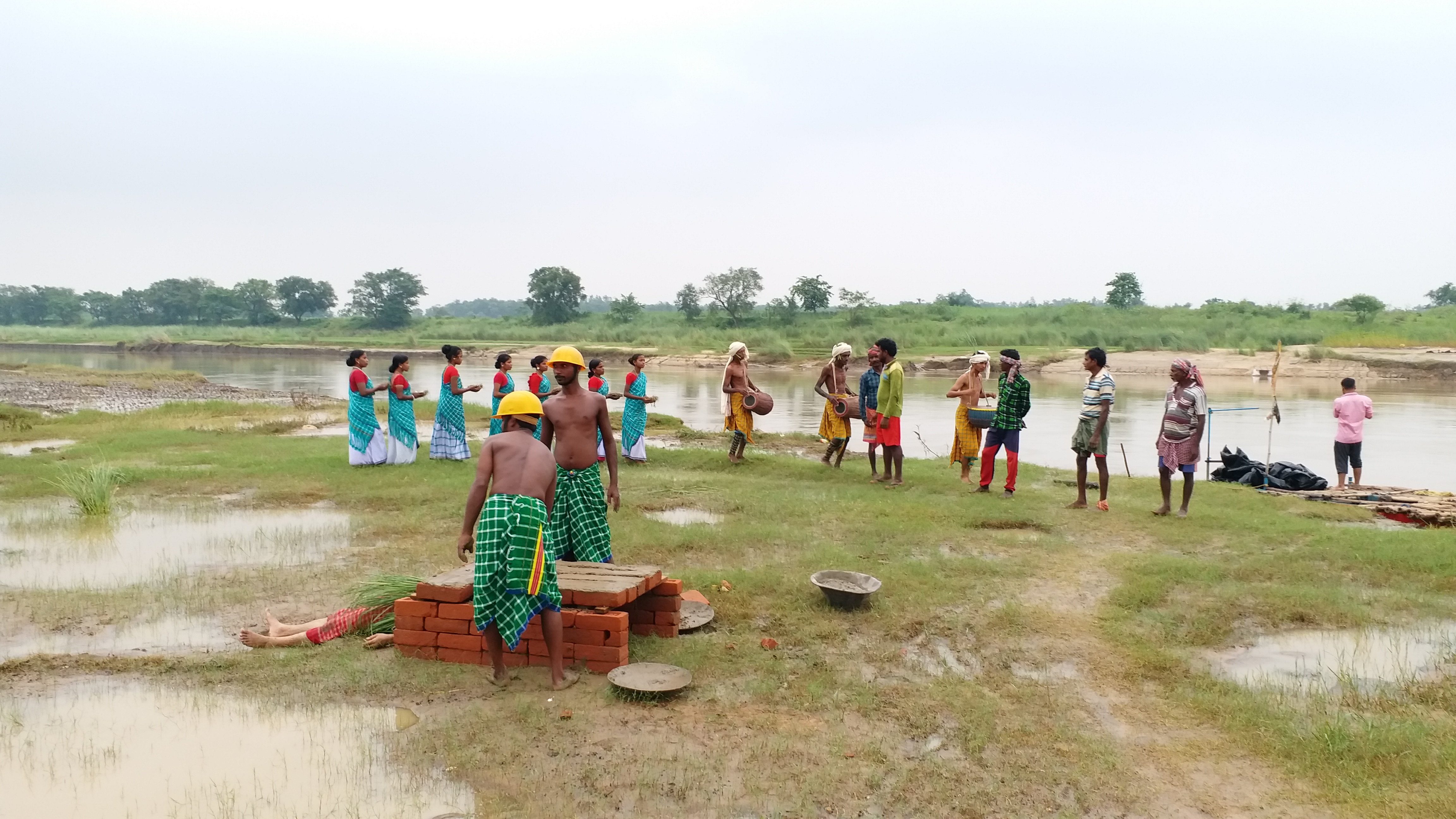 Drama staging against land mafia