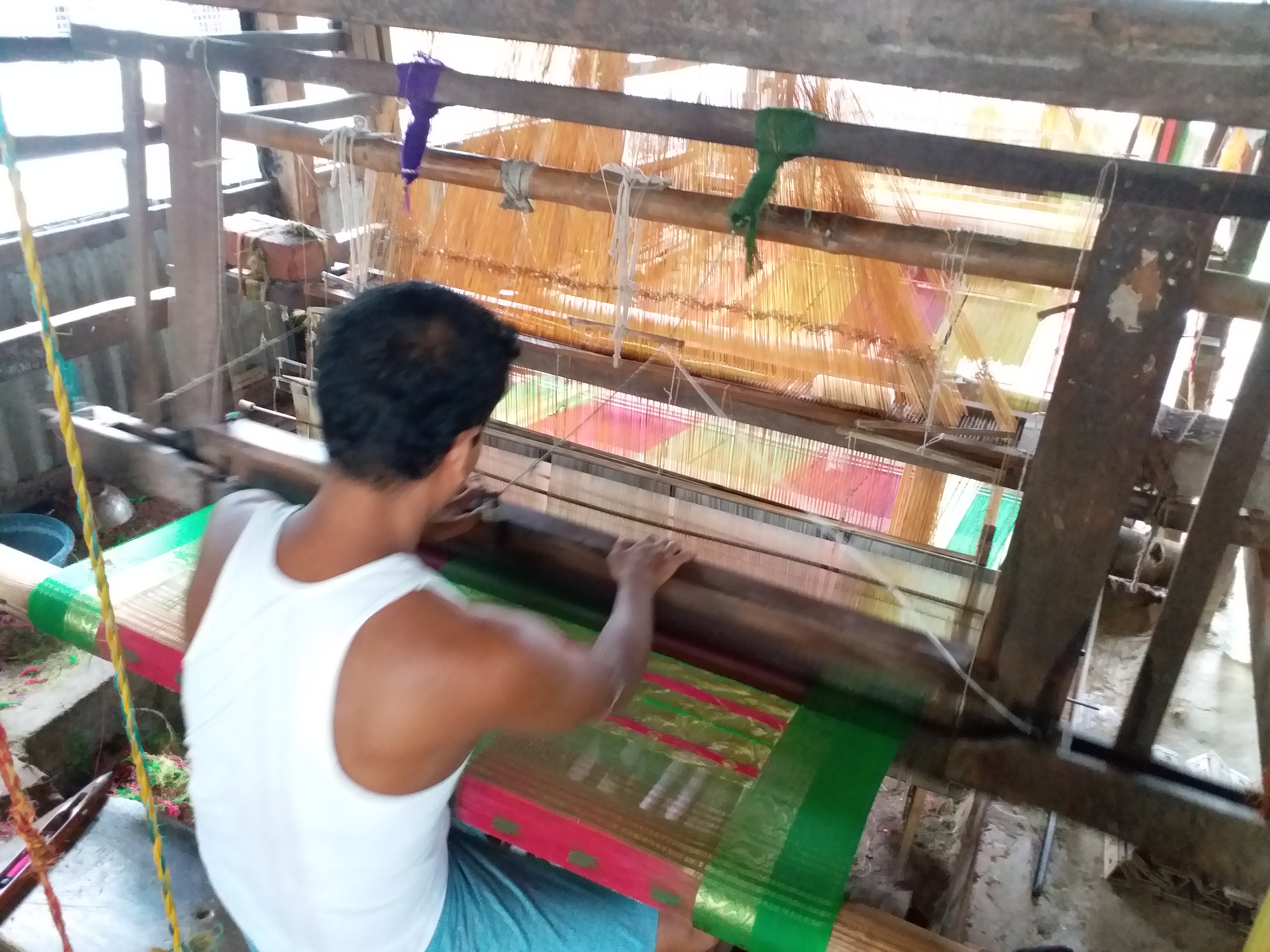 Handloom Jamdani saree