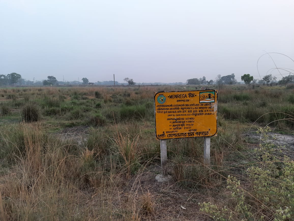 Uncultivable land in Singur