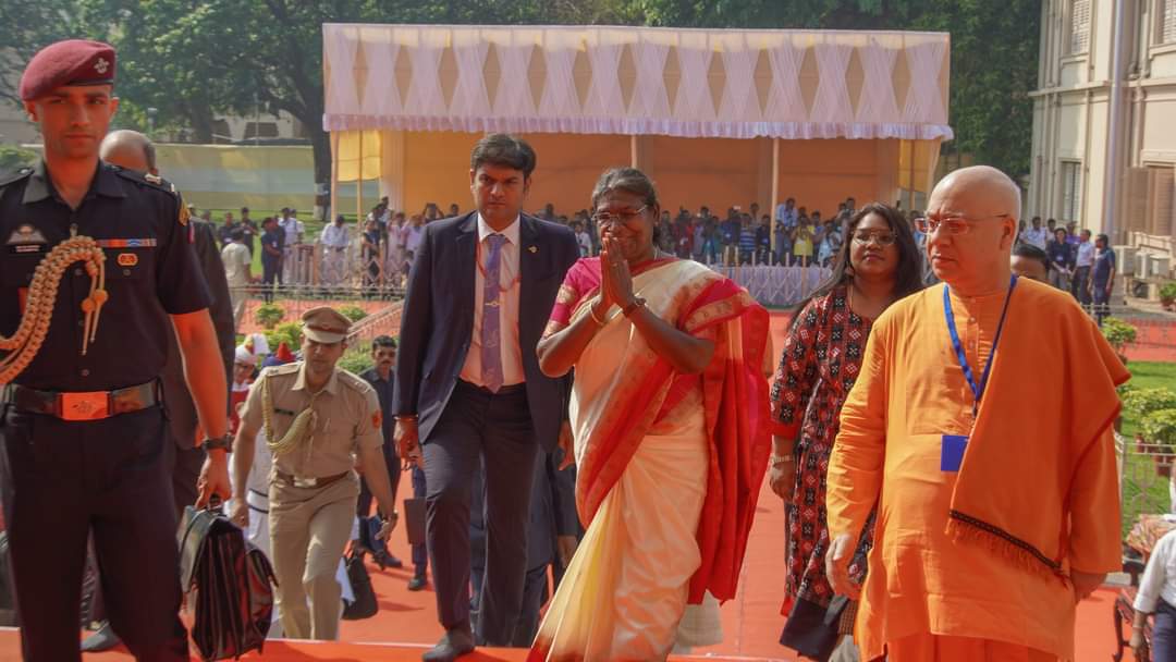 President Droupadi Murmu in Kolkata