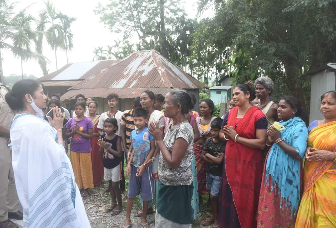 Mamata Banerjee visits Alipurduar tea gardens to know workers problem