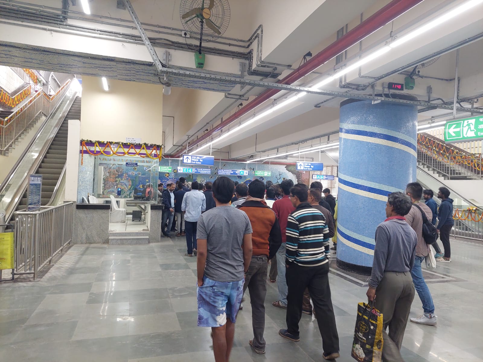 Joka Metro Service Disrupted ETV BHARTA