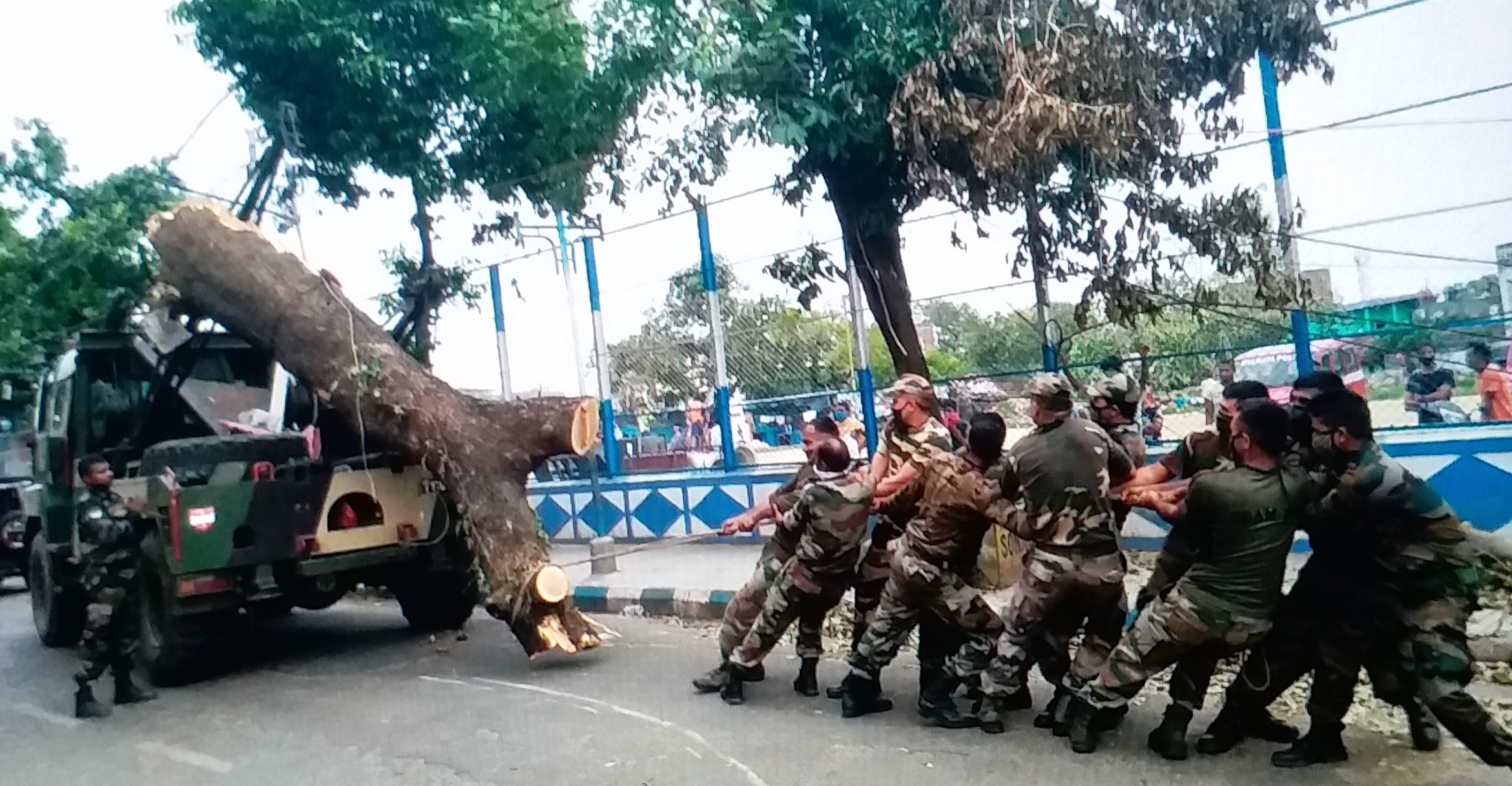 Amphan effect in Kolkata