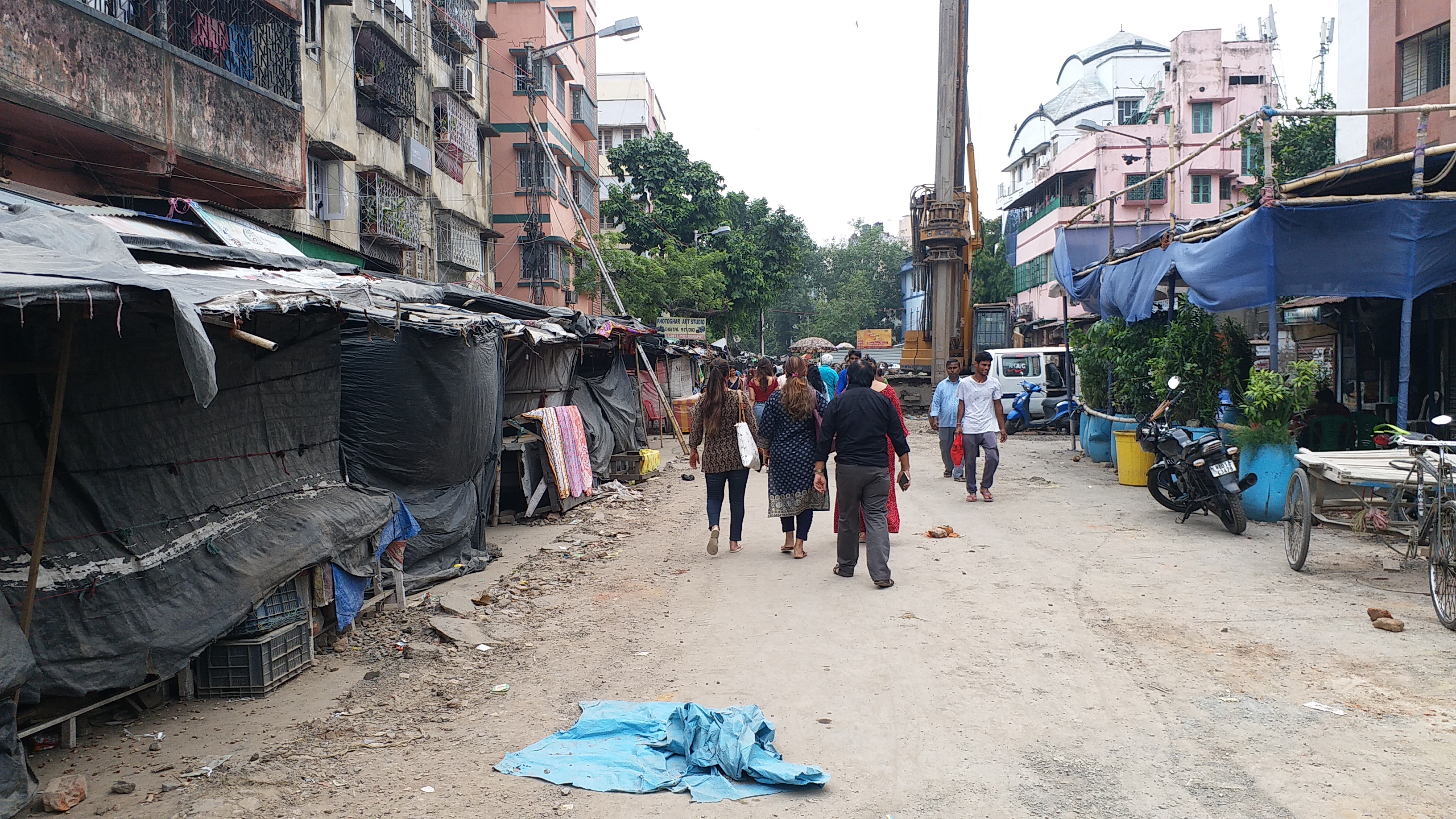 Hawker Problem in Kalighat Skywalk Project