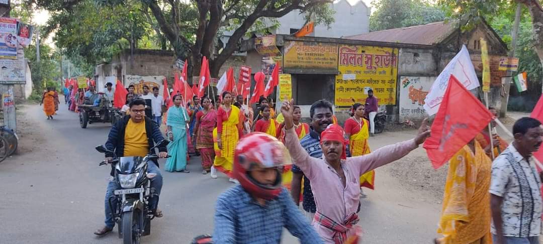 CPIM hits the streets demanding land return in Bolpur if not used for industrialisation