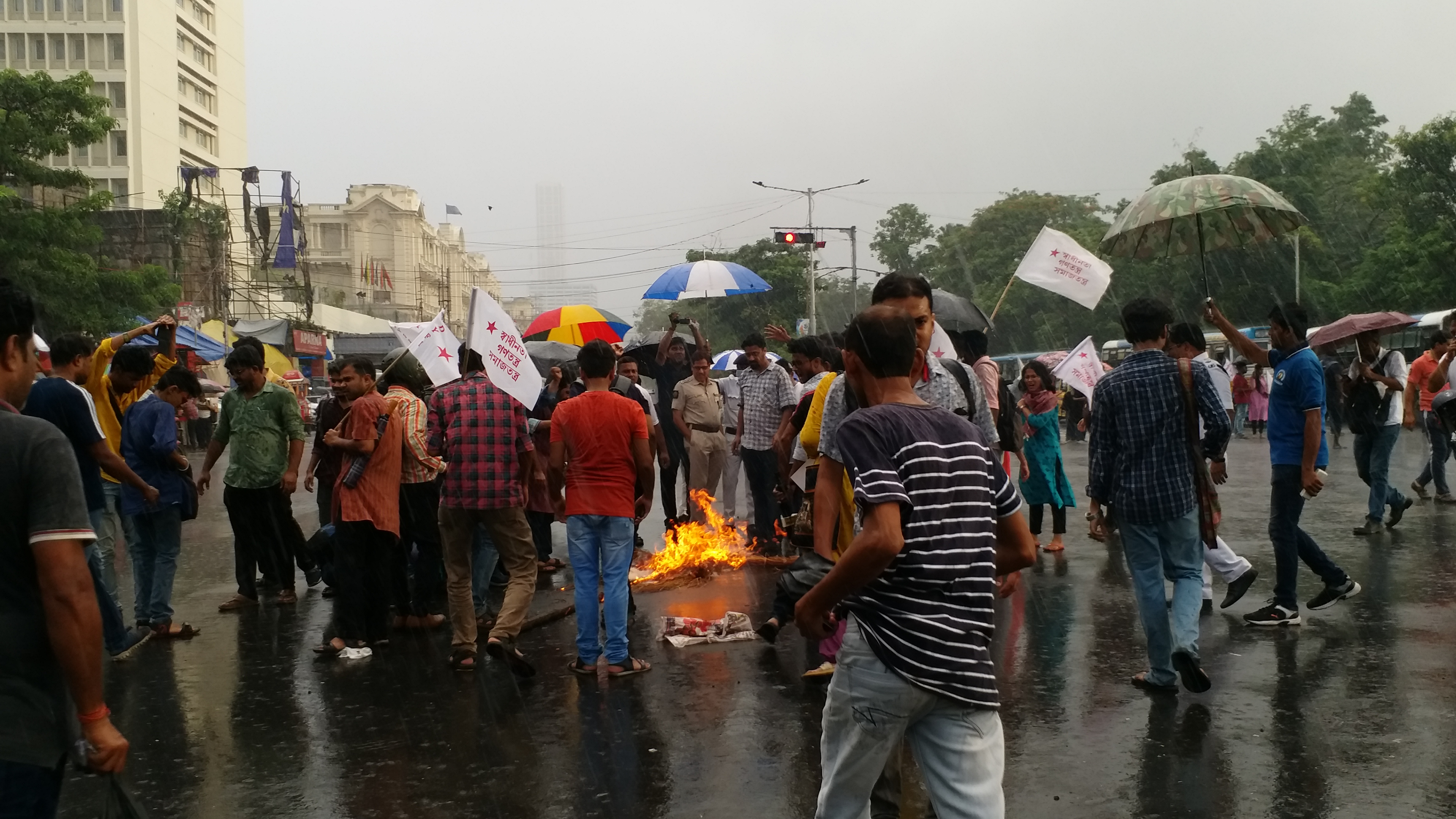 SFI DYFI Rally on Anish Khan Death issue at Kolkata