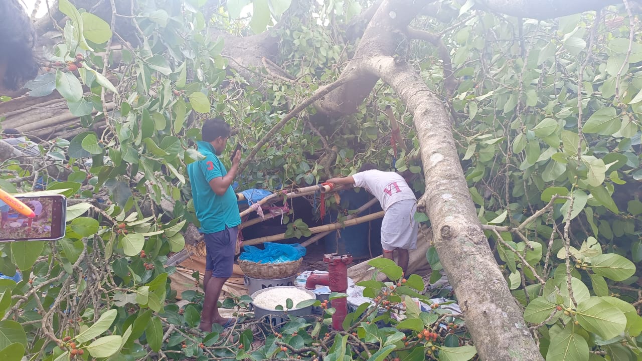 Heavy Storm in Malda