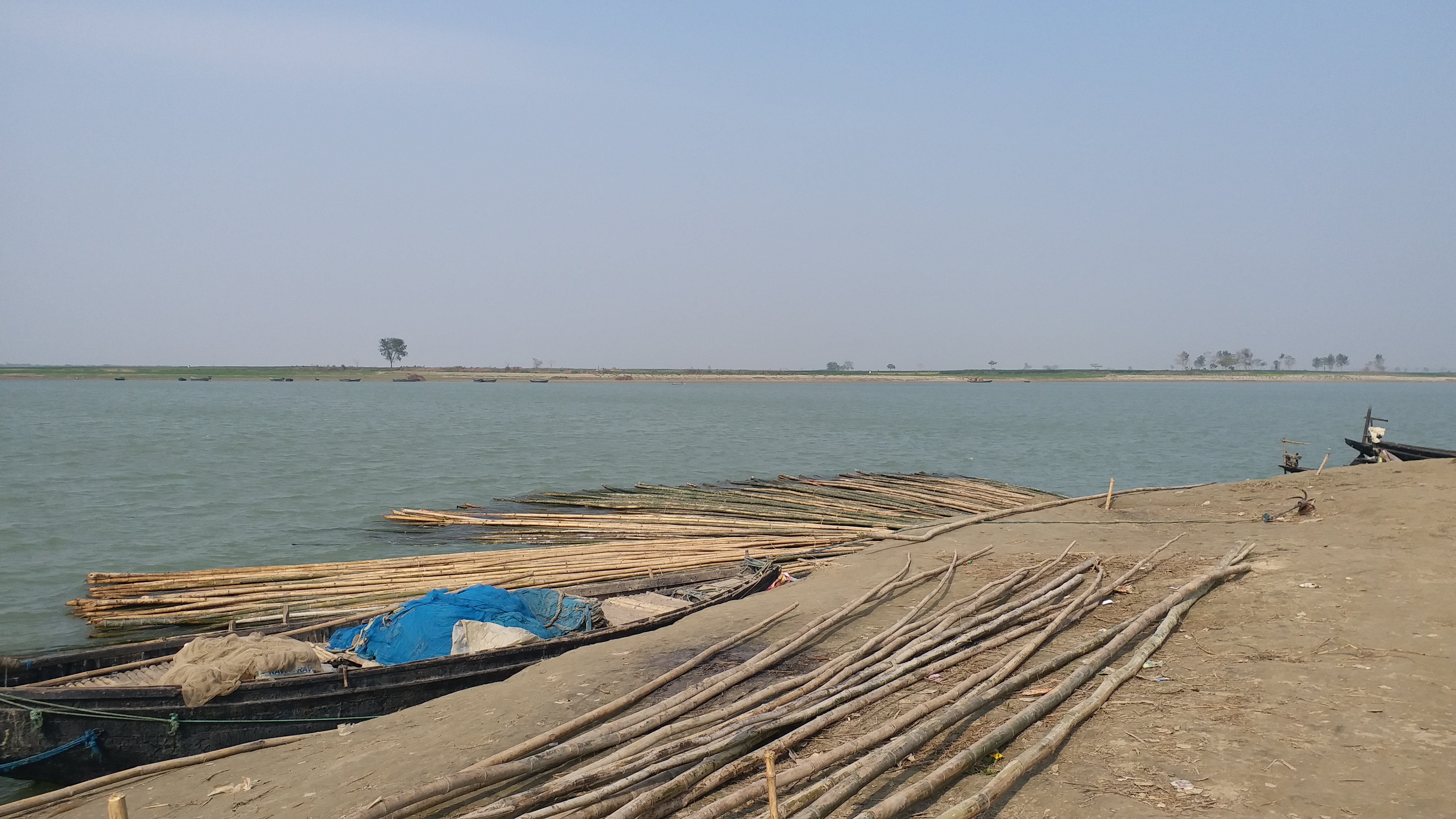 Soil erosion in Ganga