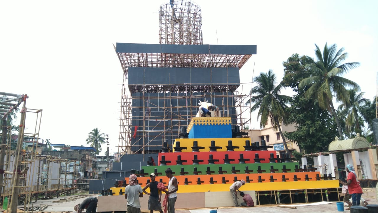 Kali Puja preparation in full swing in Barasat