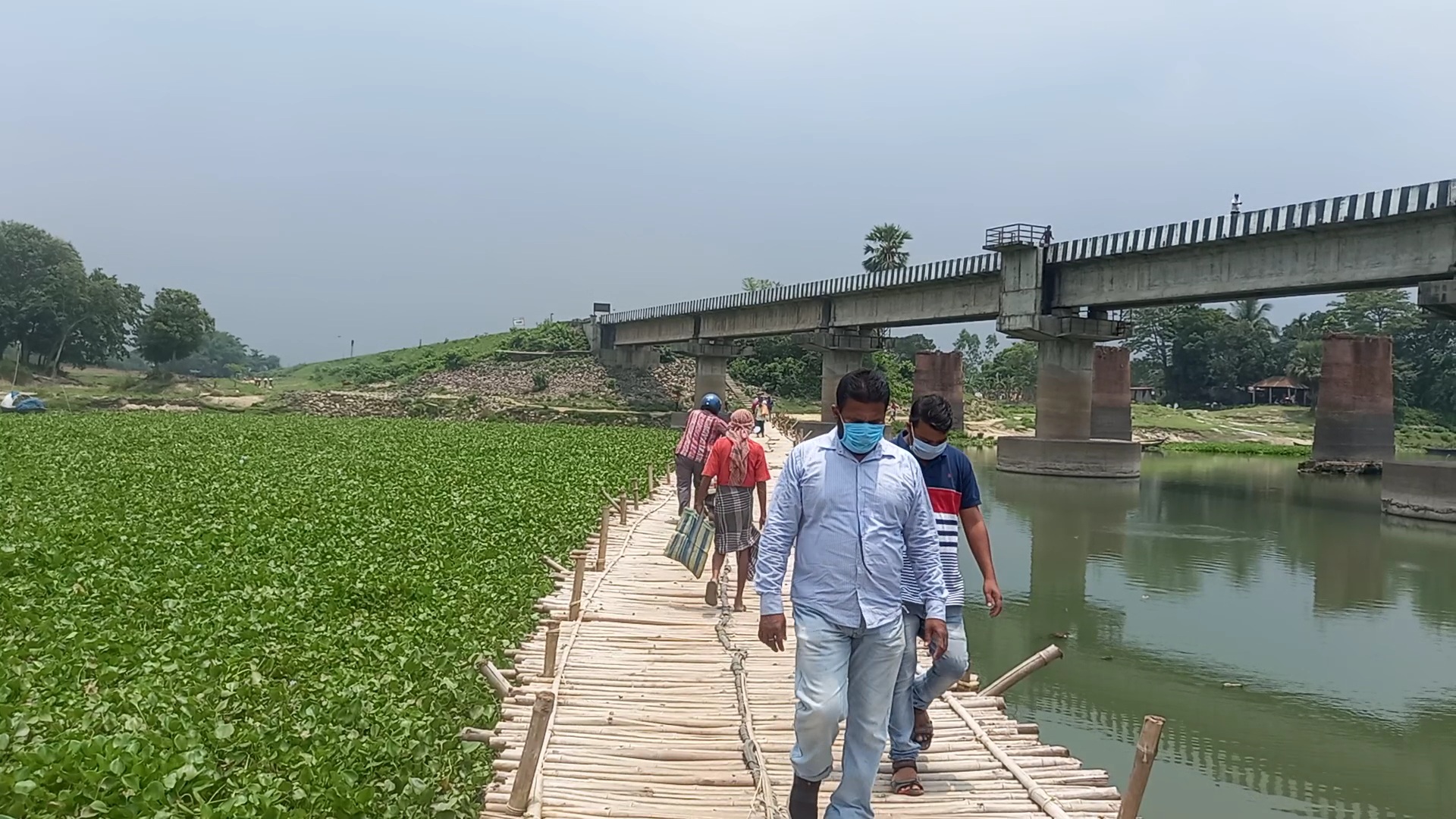 The failure to build a bridge over the Nagar river has ruined the socio-economic infrastructure