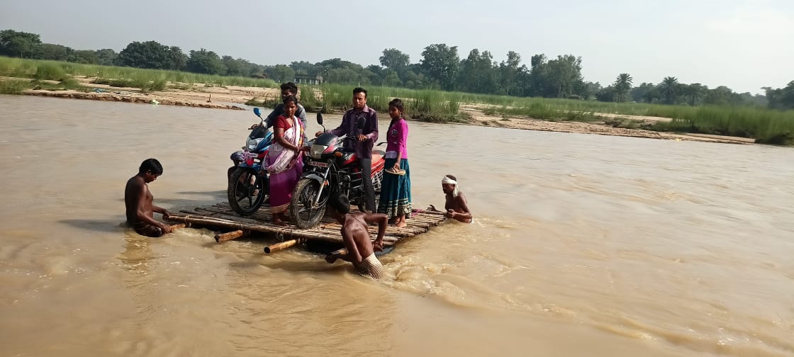 Bridge not completed over Kansabati River in Purulia