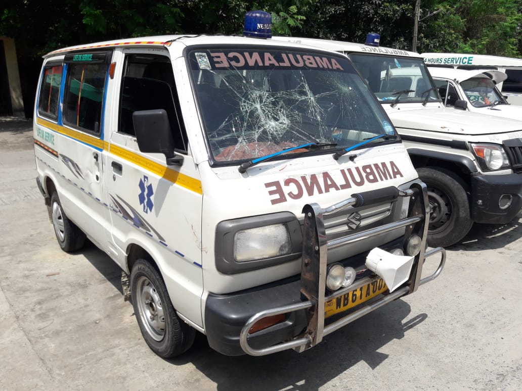 ambulance driver stoped there survice