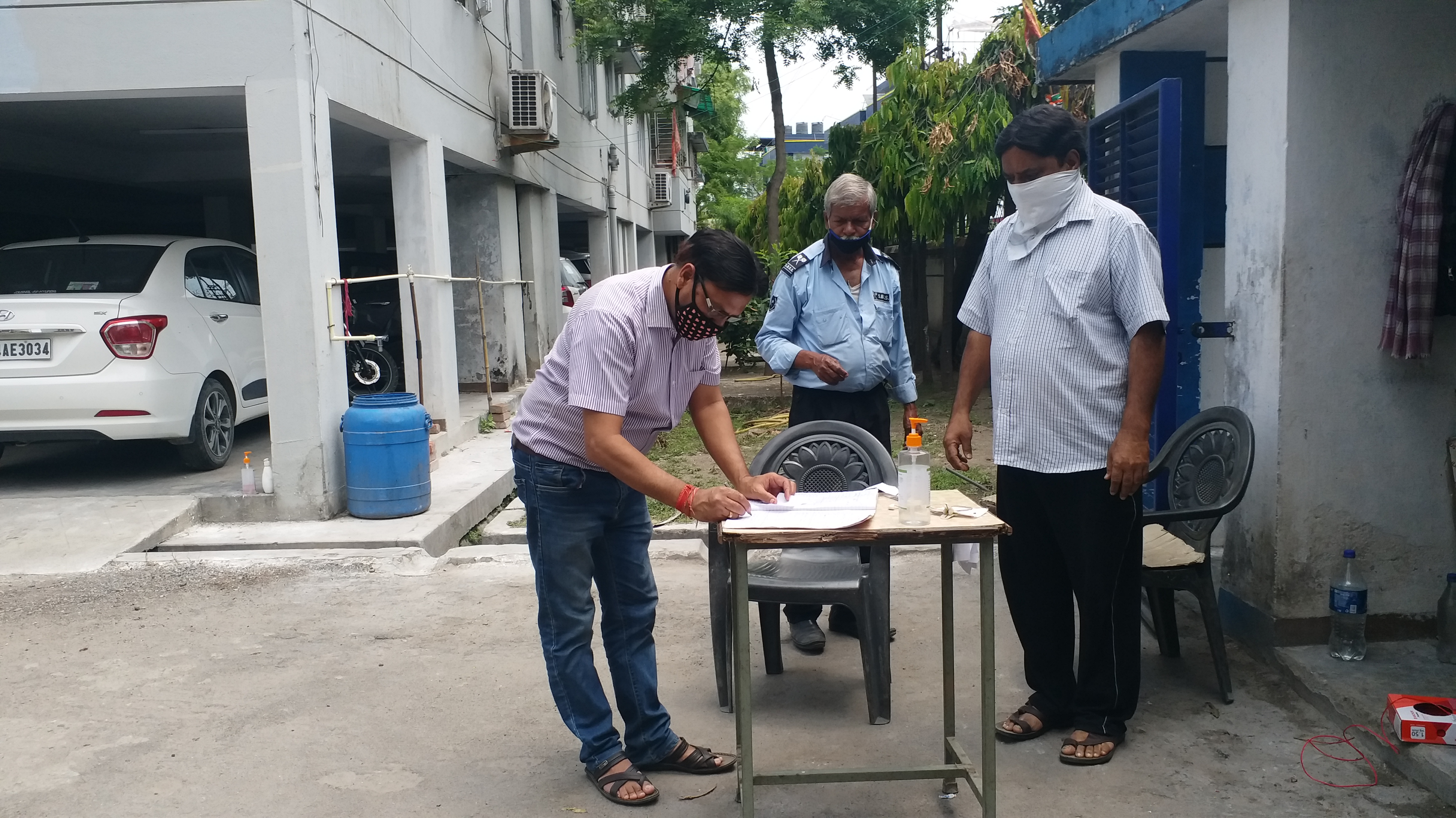 Lockdown in Siliguri apartment