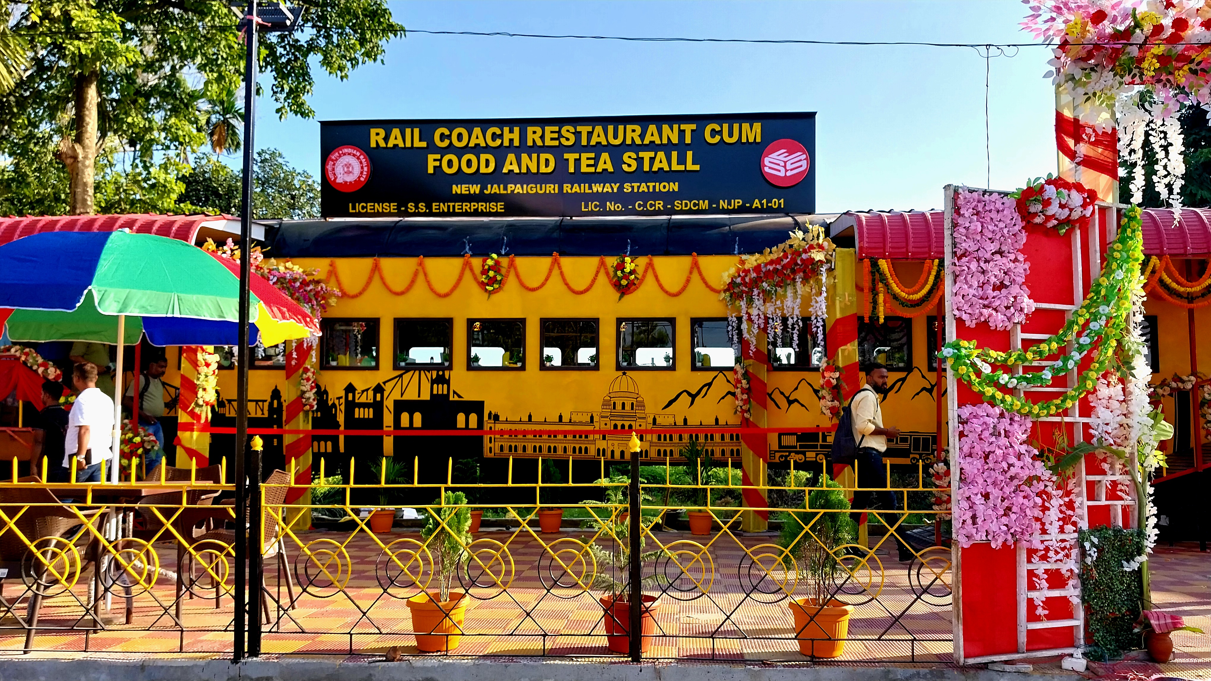 Railway coach restaurant