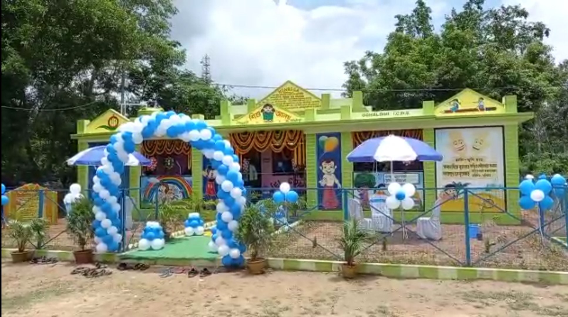 june malia inaugurates model anganwadi centre at west midnapore