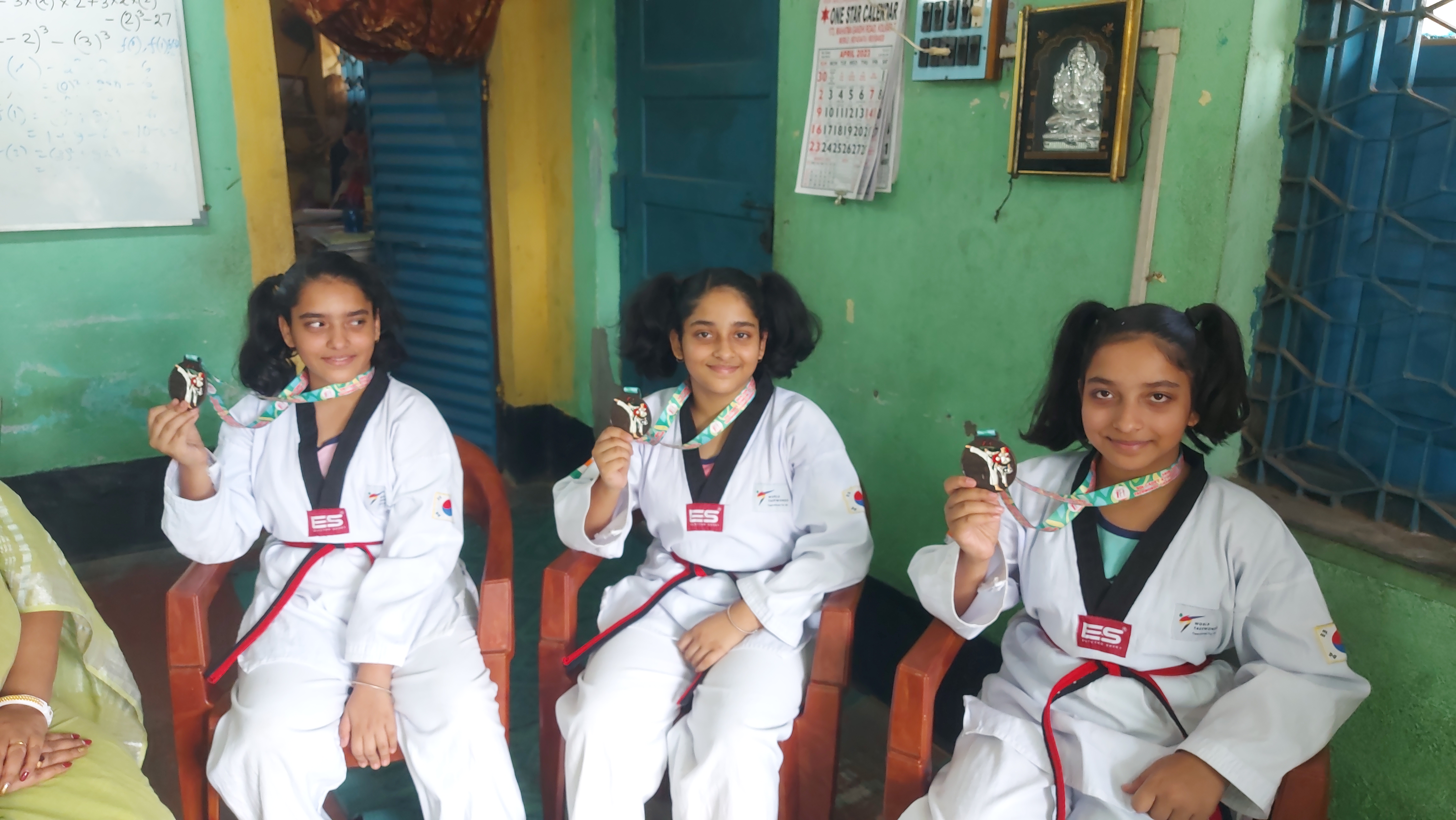 Taekwondo Winner Triplets Sister ETV BHARAT