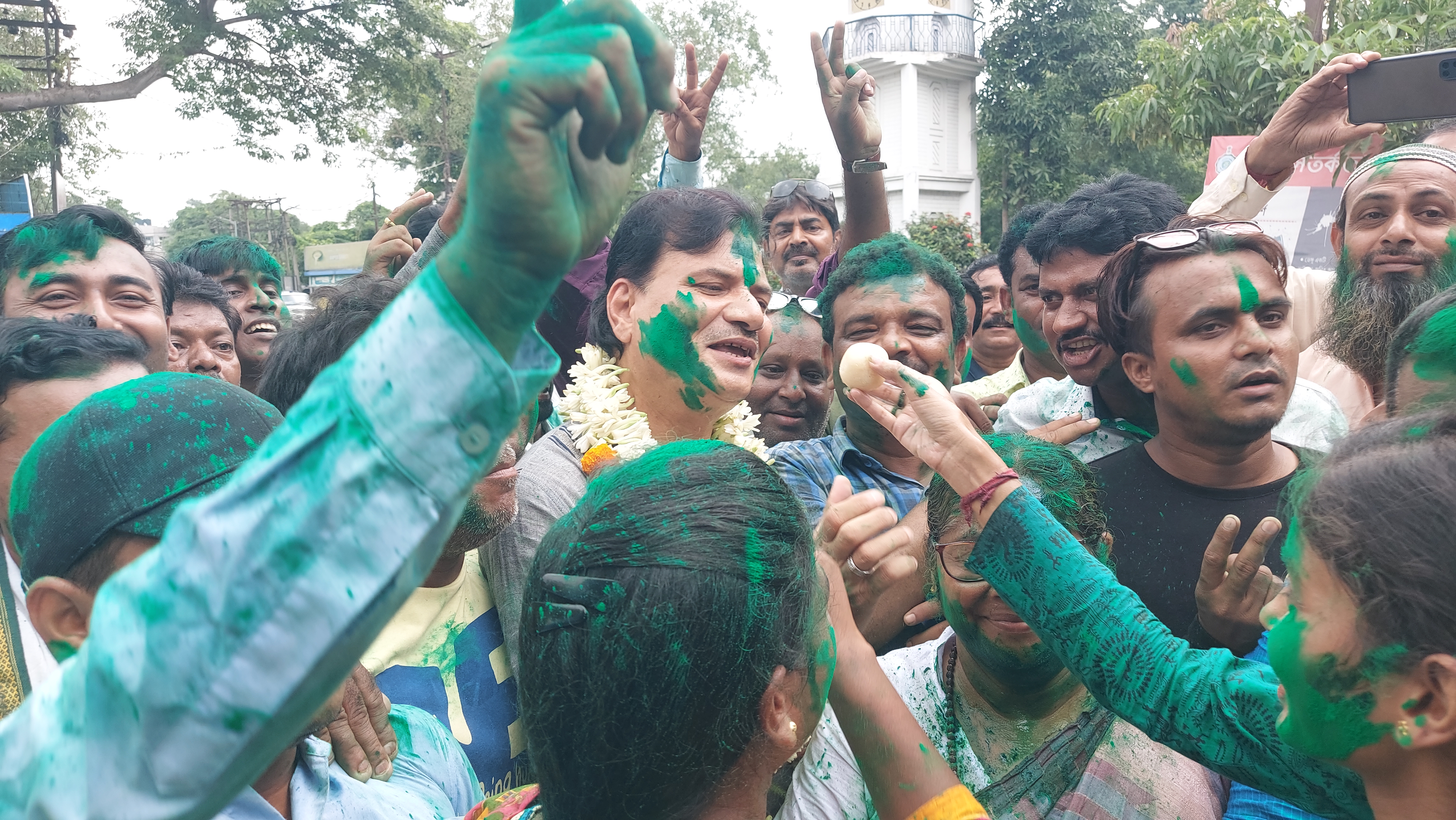 tmc-candidate-bidhan-upadhyay-wins-in-amc-by-poll-2022