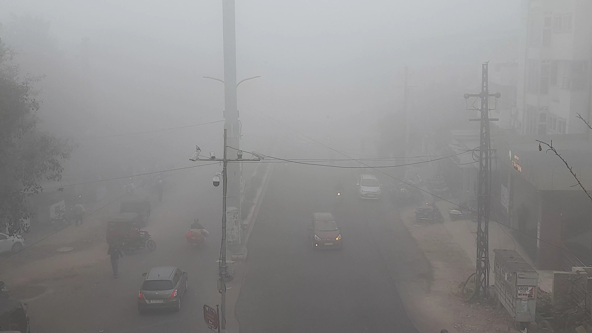 Dense fog in Rajasthan