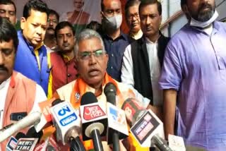 BJP state president Dilip Ghosh