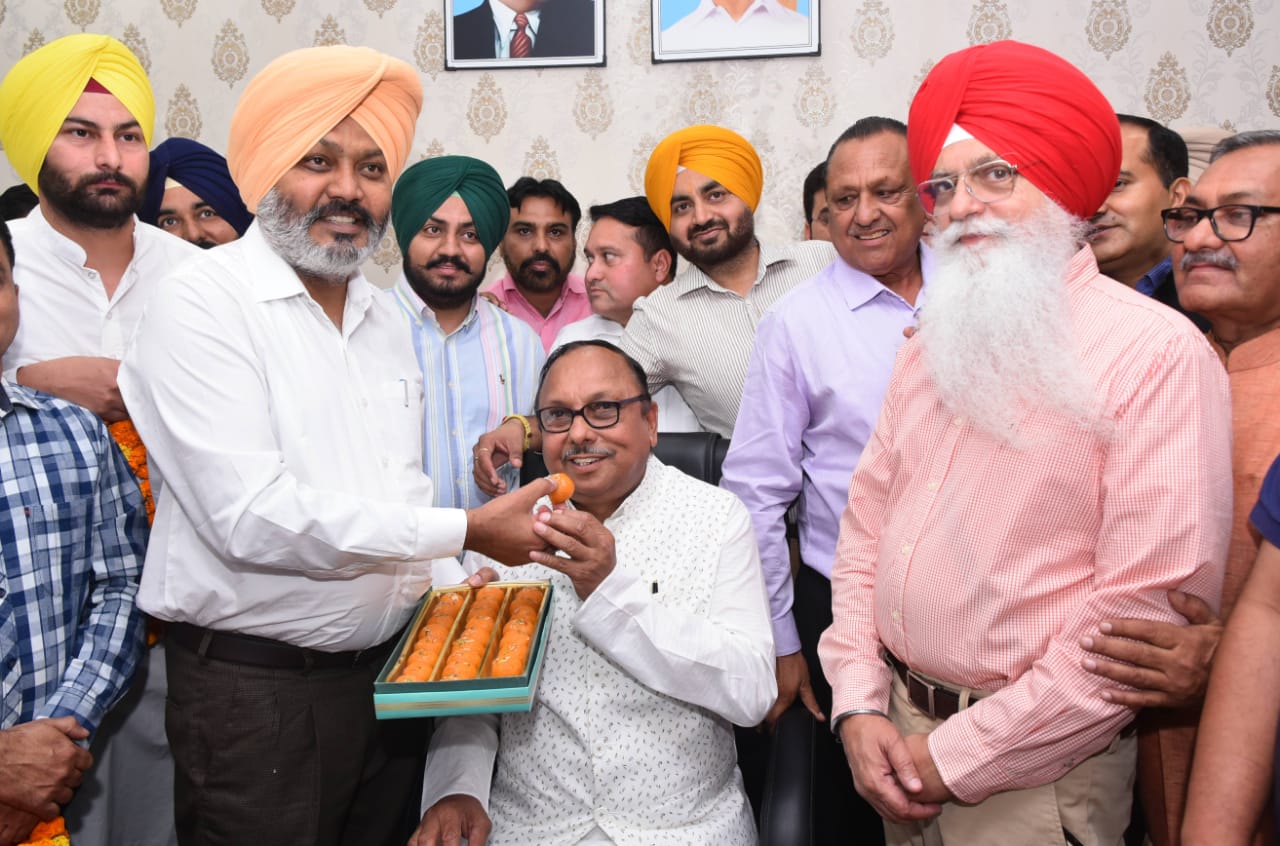 Anil Thakur took over as Chairman of Punjab Traders Board