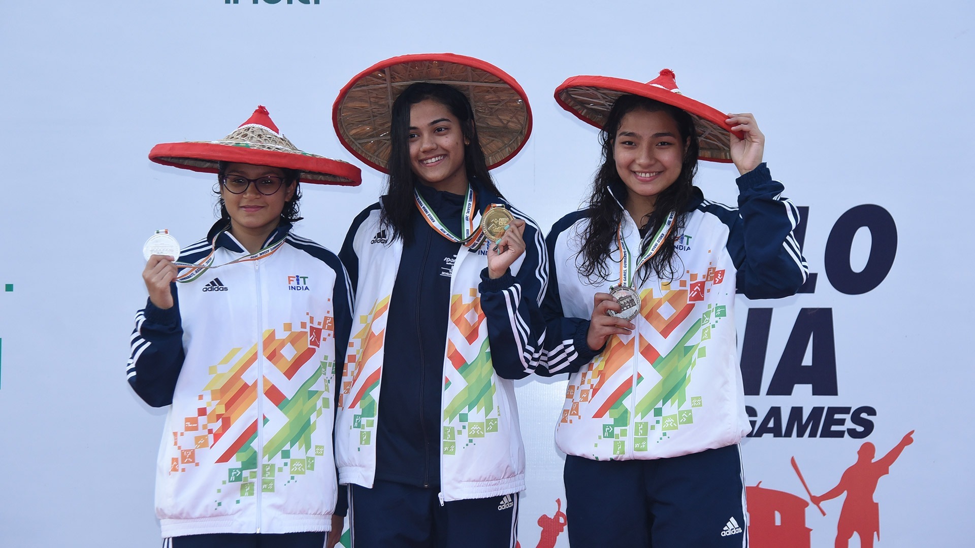 Shivangi Sarma, Khushi Dinesh,  hat-trick,  gold medals