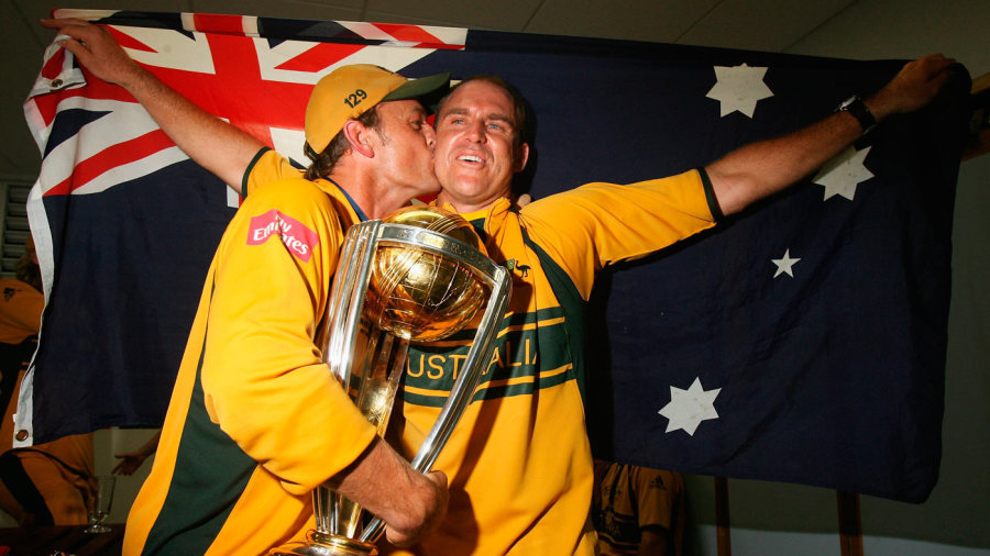 Adam Gilchrist and Matthew Hayden