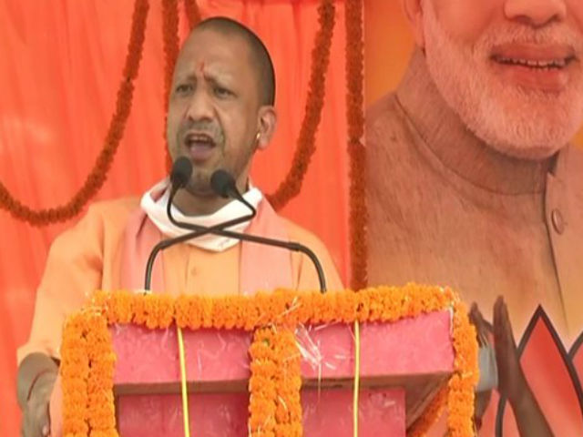 address by chief minister yogi adityanath in kaimur bihar