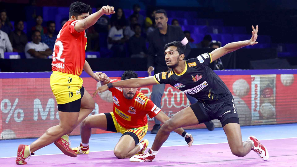 Greater Noida, Gujarat Fortunegiants, Pro Kabaddi, Telugu Titans