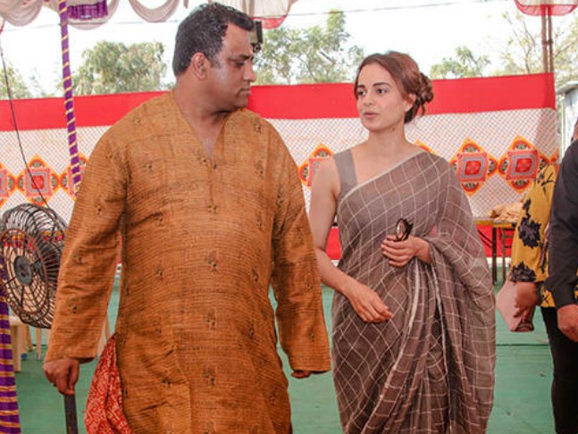 Kangana Ranaut at Anurag Basu's Saraswati Puja in 2018